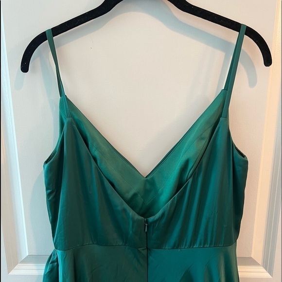 leena for Mac Duggal Satin Ruffled Gown - Picture 10 of 16